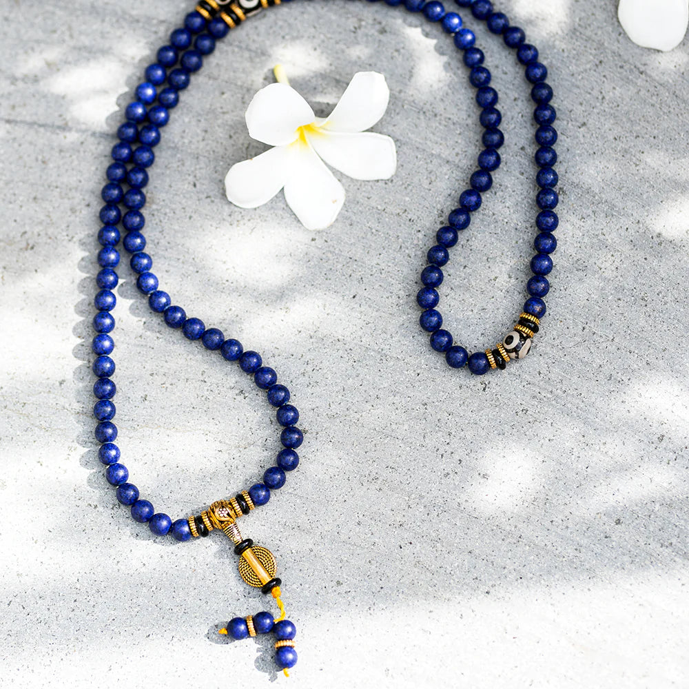 Lapis Lazuli Tredje Øje Mala