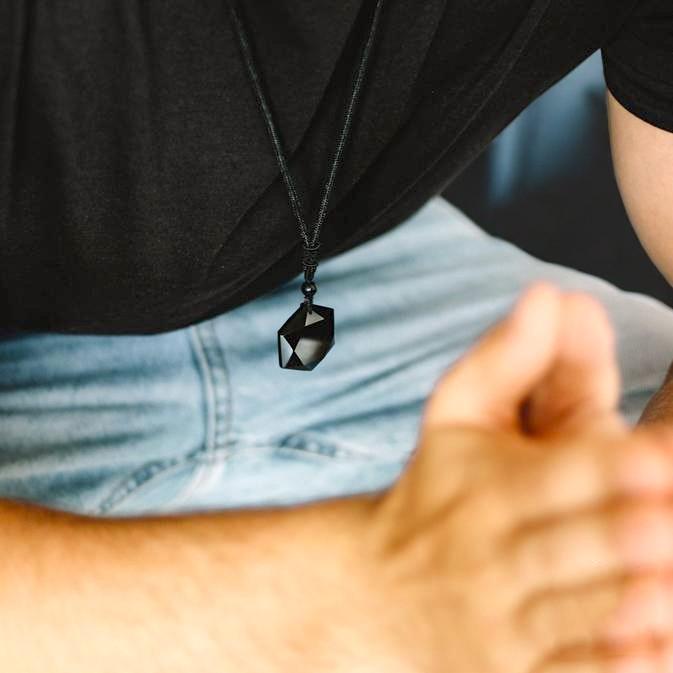 Obsidian Energi-skjold Talisman