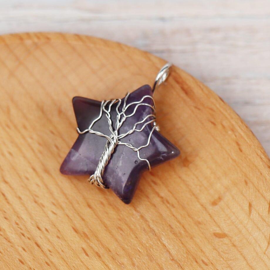 Ædelstens-anhænger "Stellar Livets Træ"