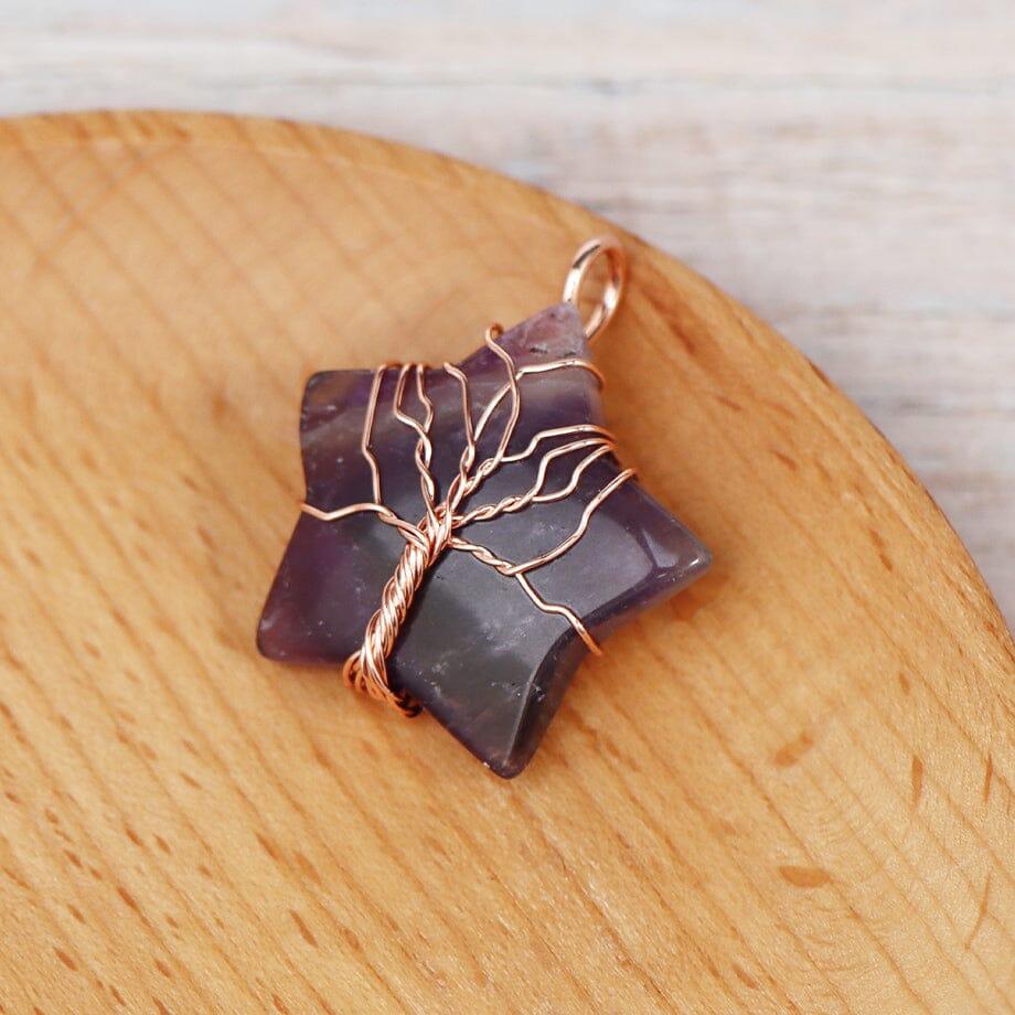 Ædelstens-anhænger "Stellar Livets Træ"