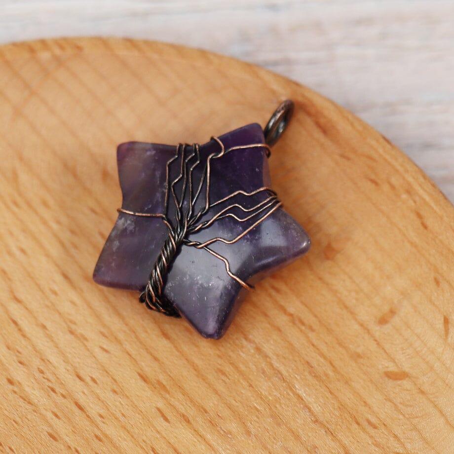 Ædelstens-anhænger "Stellar Livets Træ"