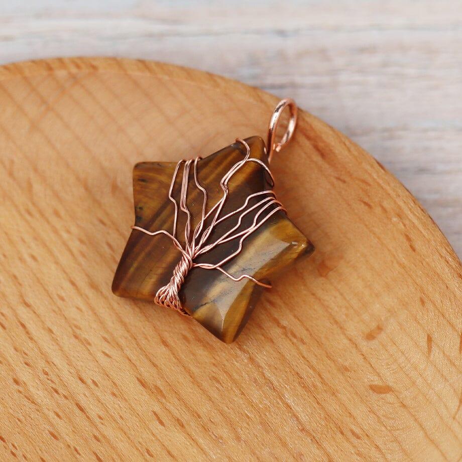 Ædelstens-anhænger "Stellar Livets Træ"