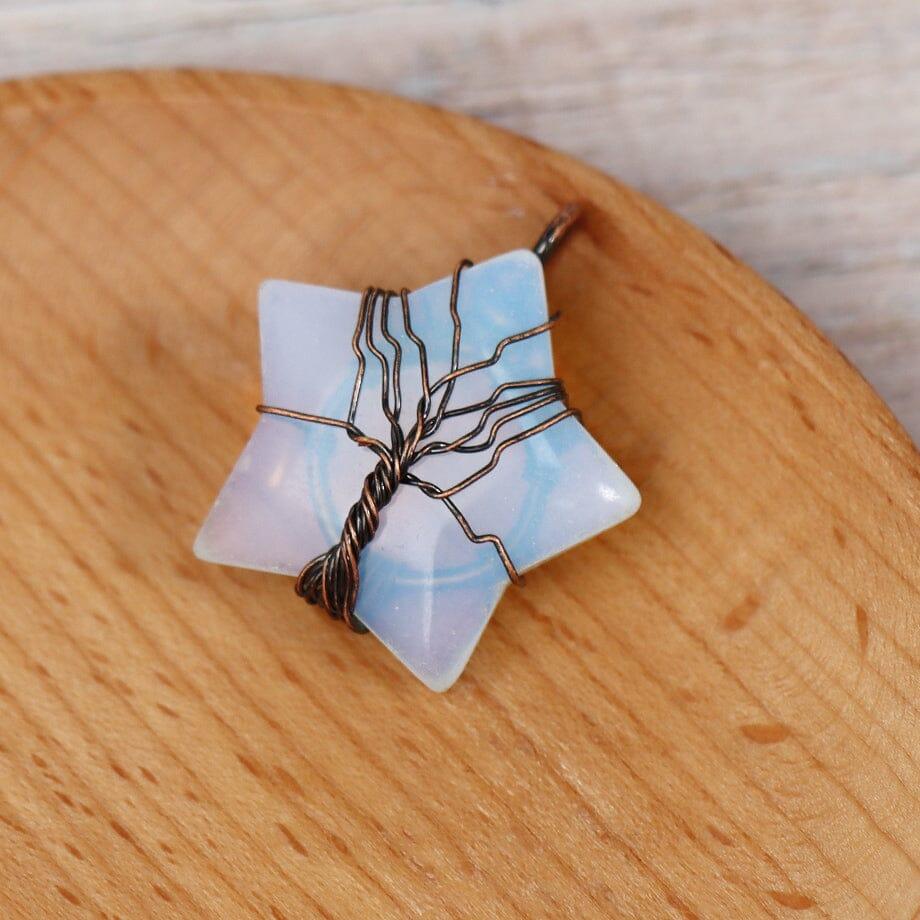 Ædelstens-anhænger "Stellar Livets Træ"