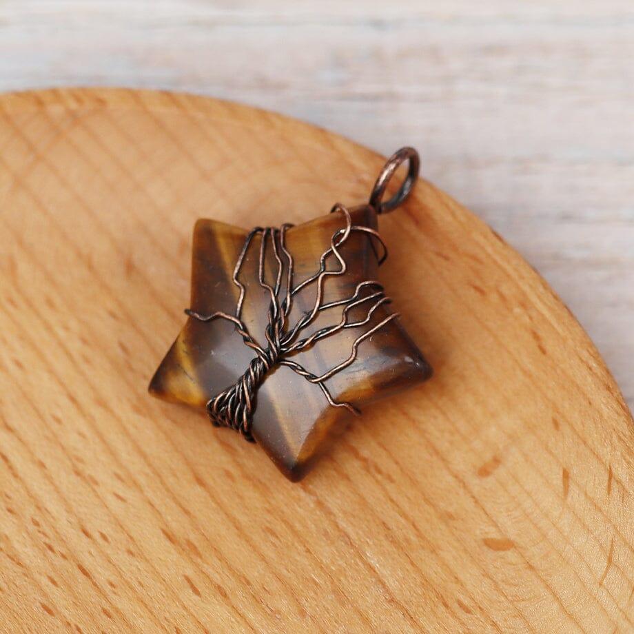 Ædelstens-anhænger "Stellar Livets Træ"