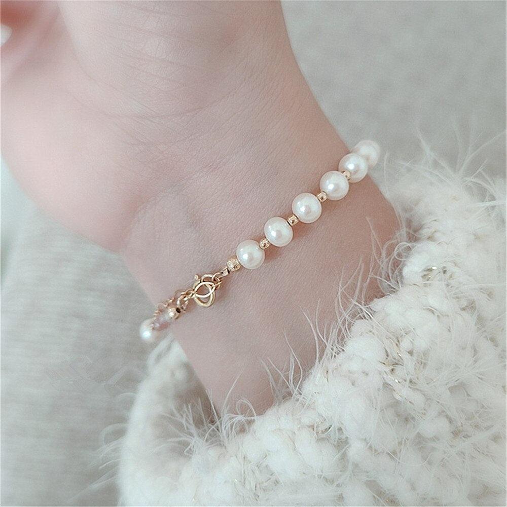 Armbånd "Ærlig Nåde" med turmaliner og perler