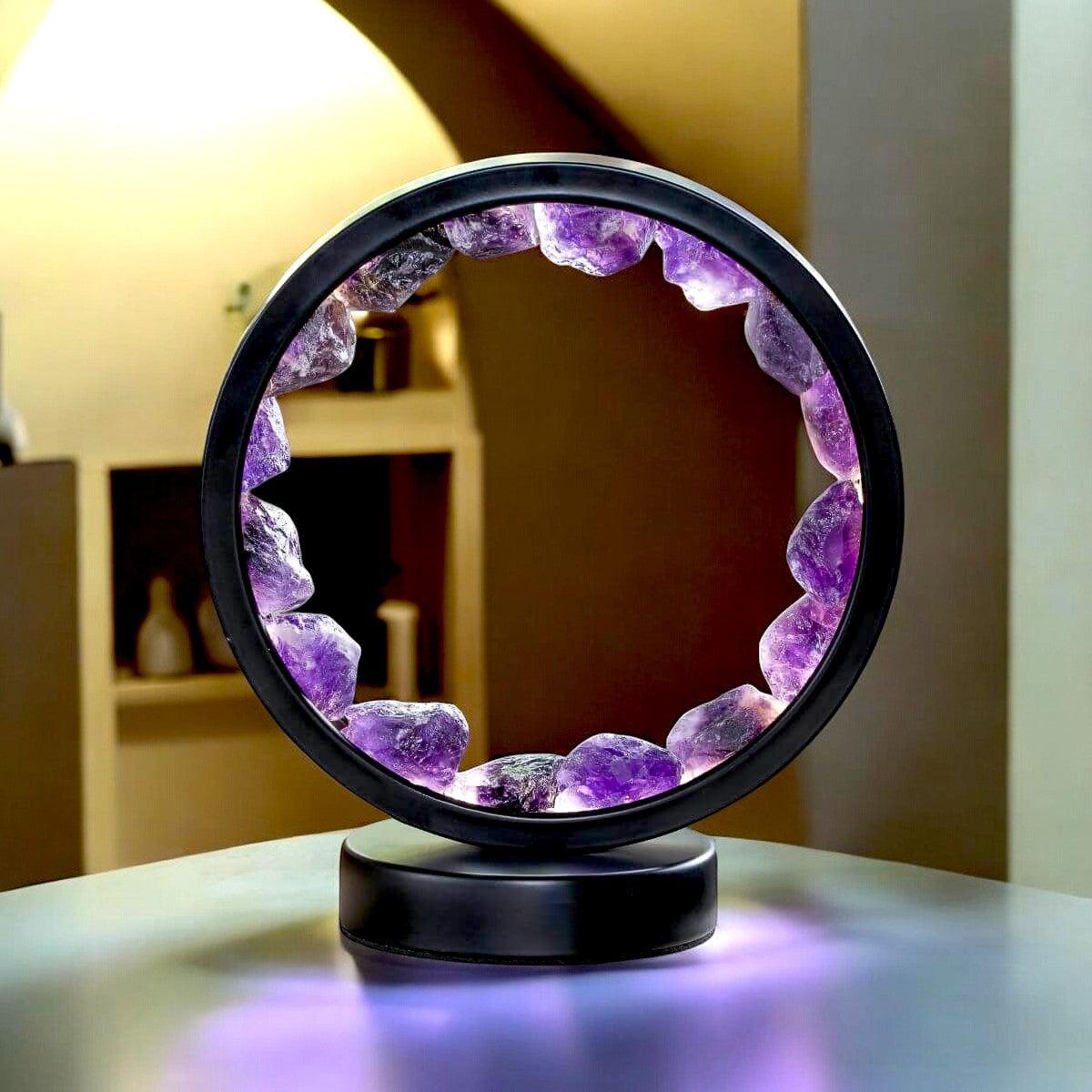 Tranquilt Lys – Ametystlampe til Spirituel Ro