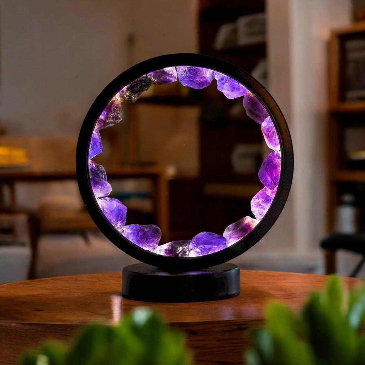 Tranquilt Lys – Ametystlampe til Spirituel Ro