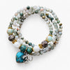 Achat & Jaspis Mala Halskæde/Armbånd "Yoga Zen"