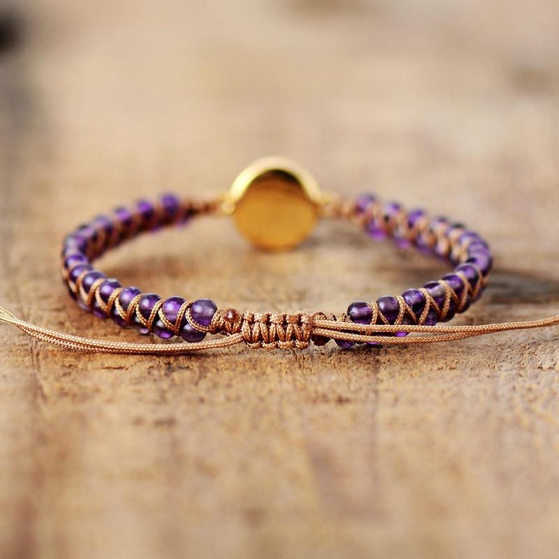Helbredende armbånd med Ametyst